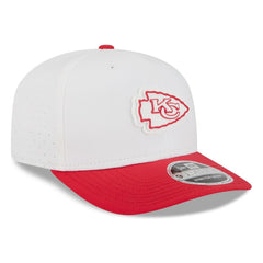 Kansas City Chiefs New Era 2025 NFL Training Camp 9SEVENTY Adjustable Hat - White/Red Hats
