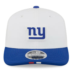 New York Giants New Era 2025 NFL Training Camp 9SEVENTY Adjustable Hat - White/Royal Hats