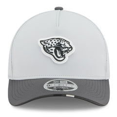 Jacksonville Jaguars New Era 2025 NFL Training Camp A-Frame 9FORTY Adjustable Hat - Gray/Graphite Hats