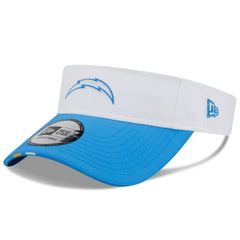 Los Angeles Chargers New Era 2025 NFL Training Camp Adjustable Visor - White/Powder Blue