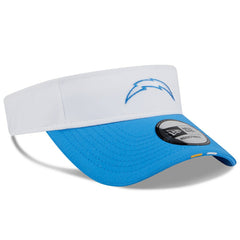 Los Angeles Chargers New Era 2025 NFL Training Camp Adjustable Visor - White/Powder Blue