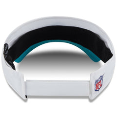 Miami Dolphins New Era 2025 NFL Training Camp Adjustable Visor - White/Aqua