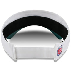Philadelphia Eagles New Era 2025 NFL Training Camp Adjustable Visor - White/Midnight Green