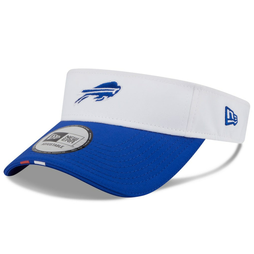 Buffalo Bills New Era 2025 NFL Training Camp Adjustable Visor - White/Royal