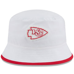 Kansas City Chiefs New Era 2025 NFL Training Camp Stretch Bucket Hat - White Hats