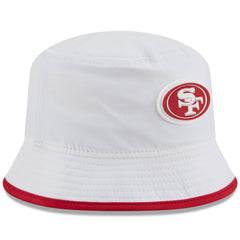 San Francisco 49ers New Era 2025 NFL Training Camp Stretch Bucket Hat - White Hats