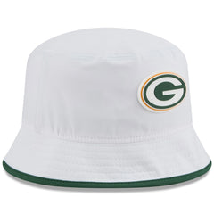 Green Bay Packers New Era 2025 NFL Training Camp Stretch Bucket Hat - White Hats