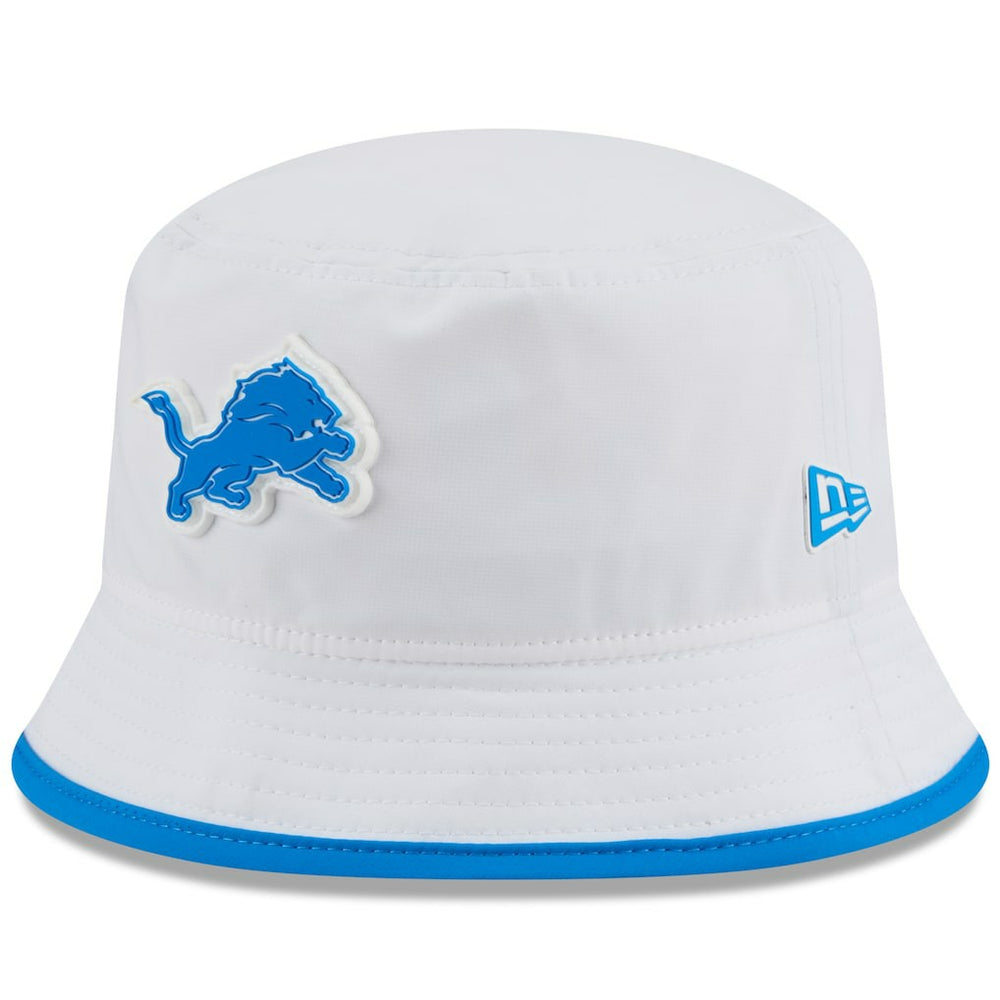Detroit Lions New Era 2025 NFL Training Camp Stretch Bucket Hat - White Hats