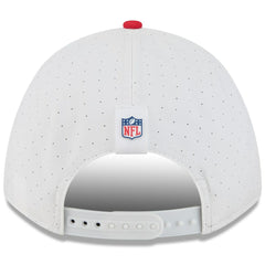 Kansas City Chiefs New Era Youth 2025 NFL Training Camp A-Frame 9FORTY Adjustable Hat - White/Red Hats