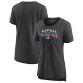 Nashville Predators Women's Proud Tri-Blend T-Shirt - Gray | US 202552486