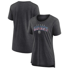 Vegas Golden Knights Women's Proud Tri-Blend T-Shirt - Gray | US 202552496
