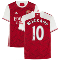 Dennis Bergkamp Arsenal Autographed 2020-21 Red Home Jersey BAS - Fanatics discount