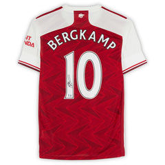 Dennis Bergkamp Arsenal Autographed 2020-21 Red Home Jersey BAS - Fanatics discount