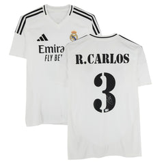 Roberto Carlos Real Madrid Autographed 2024-25 White Home Jersey BAS - Fanatics online