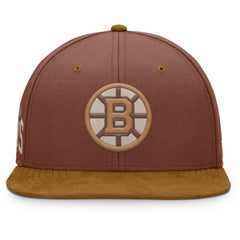 Boston Bruins Fanatics Fall Leaves Acreage Snapback Hat - Brown | US 202565213
