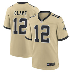 Chris Olave New Orleans Saints Youth Gameday Golds Alternate Game Player Jersey - Gold Jerseys