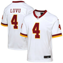 Frankie Luvu Washington Commanders Youth Game Super Bowl Era Jersey - White Jerseys