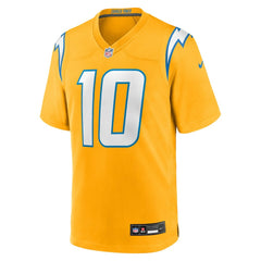 Justin Herbert Los Angeles Chargers Youth Alternate Charger Power Game Player Jersey - Gold Jerseys