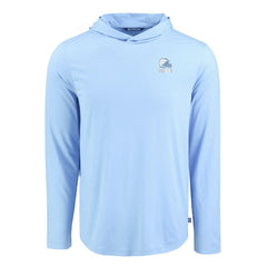 Cleveland Browns Men's Cutter & Buck Coastline Epic Comfort Eco Recycled Hooded Shirt - Powder Blue