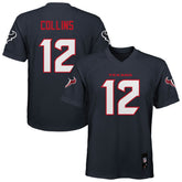 Nico Collins Houston Texans Youth Replica Player Jersey - Navy Jerseys