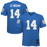 Amon-Ra St. Brown Detroit Lions Outerstuff Preschool Replica Player Jersey - Blue Jerseys