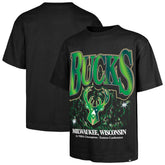 Milwaukee Bucks '47 Past Champs Collection Flashbulb Foundation T-Shirt Black - 47 brand
