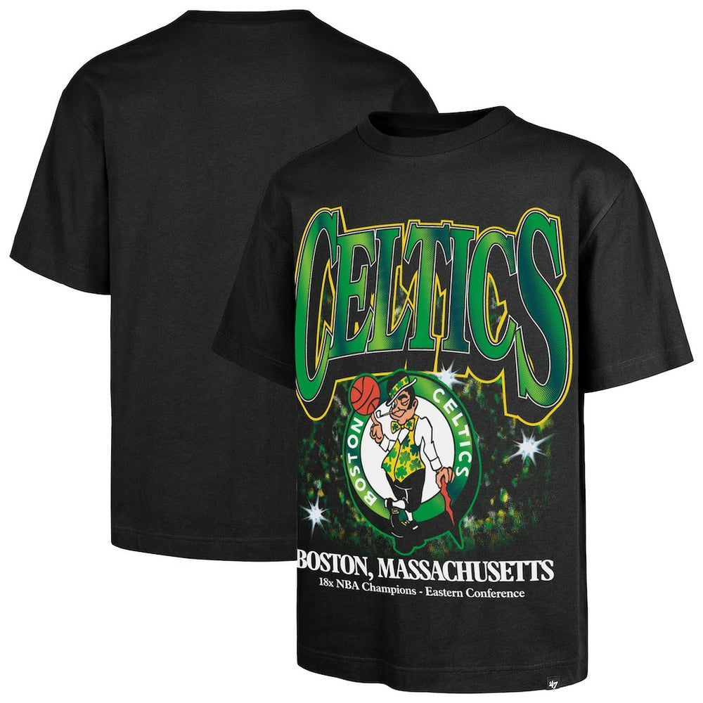 Boston Celtics '47 Past Champs Collection Flashbulb Foundation T-Shirt Black - 47 brand