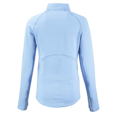 Green Bay Packers Cutter & Buck Women's Peshastin Eco Fleece Recycled Half-Zip Top - Powder Blue Tops