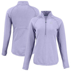Indianapolis Colts Cutter & Buck Women's Peshastin Eco Fleece Recycled Half-Zip Top - Purple Tops