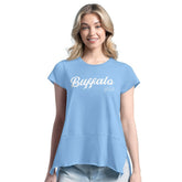 Buffalo Bills Margaritaville Women's Gametime Is Paradise T-Shirt - Blue T-shirts