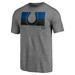 Indianapolis Colts Square Off Tri-Blend T-Shirt - Heather Gray T-shirts