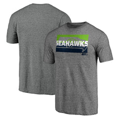 Seattle Seahawks Square Off Tri-Blend T-Shirt - Heather Gray T-shirts