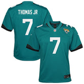 Brian Thomas Jr. Jacksonville Jaguars Youth Team Game Jersey - Teal Jerseys