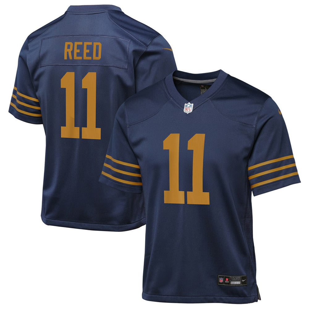 Jayden Reed Green Bay Packers Youth The 1923 Classic Game Jersey - Navy Jerseys
