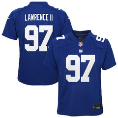 Dexter Lawrence New York Giants Youth Game Jersey - Royal Jerseys