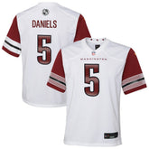 Jayden Daniels Washington Commanders Youth Game Jersey - White Jerseys