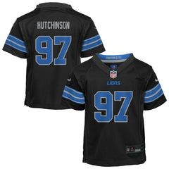 Aidan Hutchinson Detroit Lions Preschool Alternate Player Game Jersey - Black Jerseys