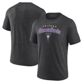 Arizona Diamondbacks Wonderment Tri-Blend T-Shirt - Charcoal T-shirts