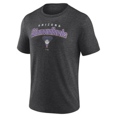 Arizona Diamondbacks Wonderment Tri-Blend T-Shirt - Charcoal T-shirts