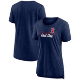 Boston Red Sox Women's Practice Time Tri-Blend T-Shirt - Navy T-shirts