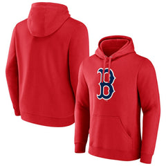 Boston Red Sox Official Logo Pullover Hoodie - Red Hoodies
