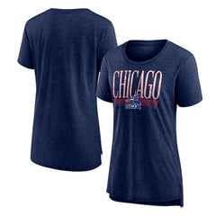 Chicago White Sox Women's Toppler Tri-Blend T-Shirt - Navy T-shirts