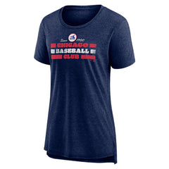 Chicago White Sox Women's Power Swing Tri-Blend T-Shirt - Navy T-shirts