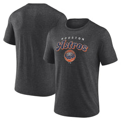 Houston Astros Wonderment Tri-Blend T-Shirt - Charcoal T-shirts