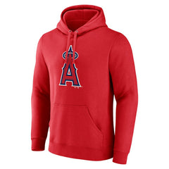 Los Angeles Angels Official Logo Pullover Hoodie - Red Hoodies