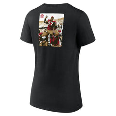 Bryant Young San Francisco 49ers Women's Hall of Fame V-Neck T-Shirt - Black T-shirts