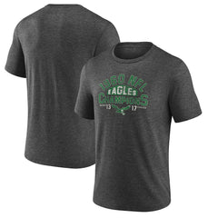 Philadelphia Eagles Old Fashioned Tri-Blend T-Shirt - Charcoal T-shirts