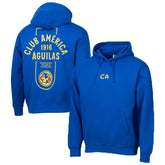Club America Sport Design Sweden Youth Streetwear Relaxed Hoodie Royal