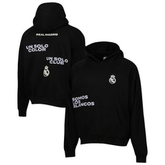 Real Madrid Sport Design Sweden Overtime Oversized Raglan Hoodie Black