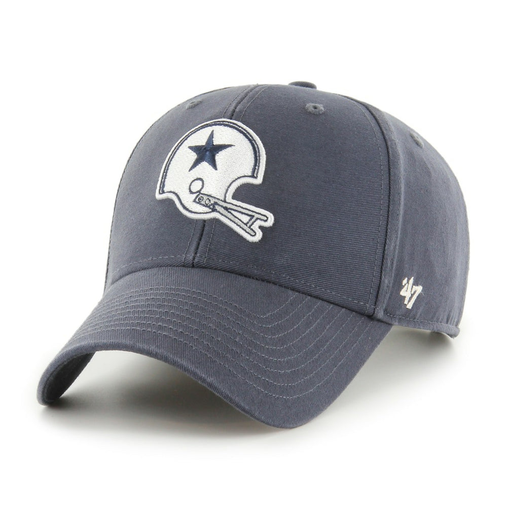 Dallas Cowboys '47 Legend Vintage Helmet MVP Adjustable Hat - Gray Hats
